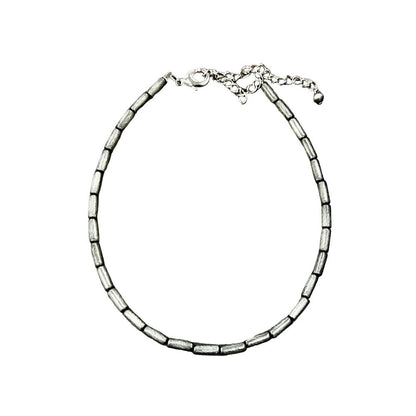 Women's Isac 15-inch Cylindrical Navajo Bead Necklace 
