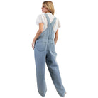 Women's Washed Denim Overalls EB90075 - Crazy House Western Wear