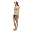 Women's Multi-color Striped Sweater Tank WL25-10472 - Crazy House Western Wear