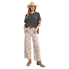 Women's Texured Stripe Knit Top ET18902 - Crazy House Western Wear