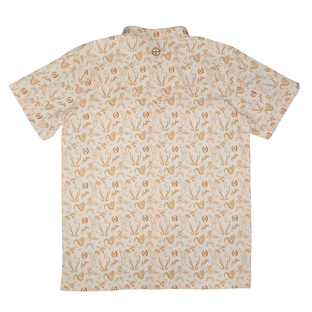 SanJac Men's Texas Sun Short Sleeve Performance Pearl Snap COA-SS-TXSUN