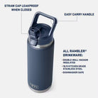 Yeti 26oz Olive/King Crab Orange Rambler YRAM26OLVOR