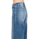 Women's Mid Rise Stretch Trouser Wide Leg Jeans P1365W - Crazy House Western Wear