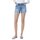 Women's Vervet High Rise Raw Hem Relaxed Denim Shorts T6752