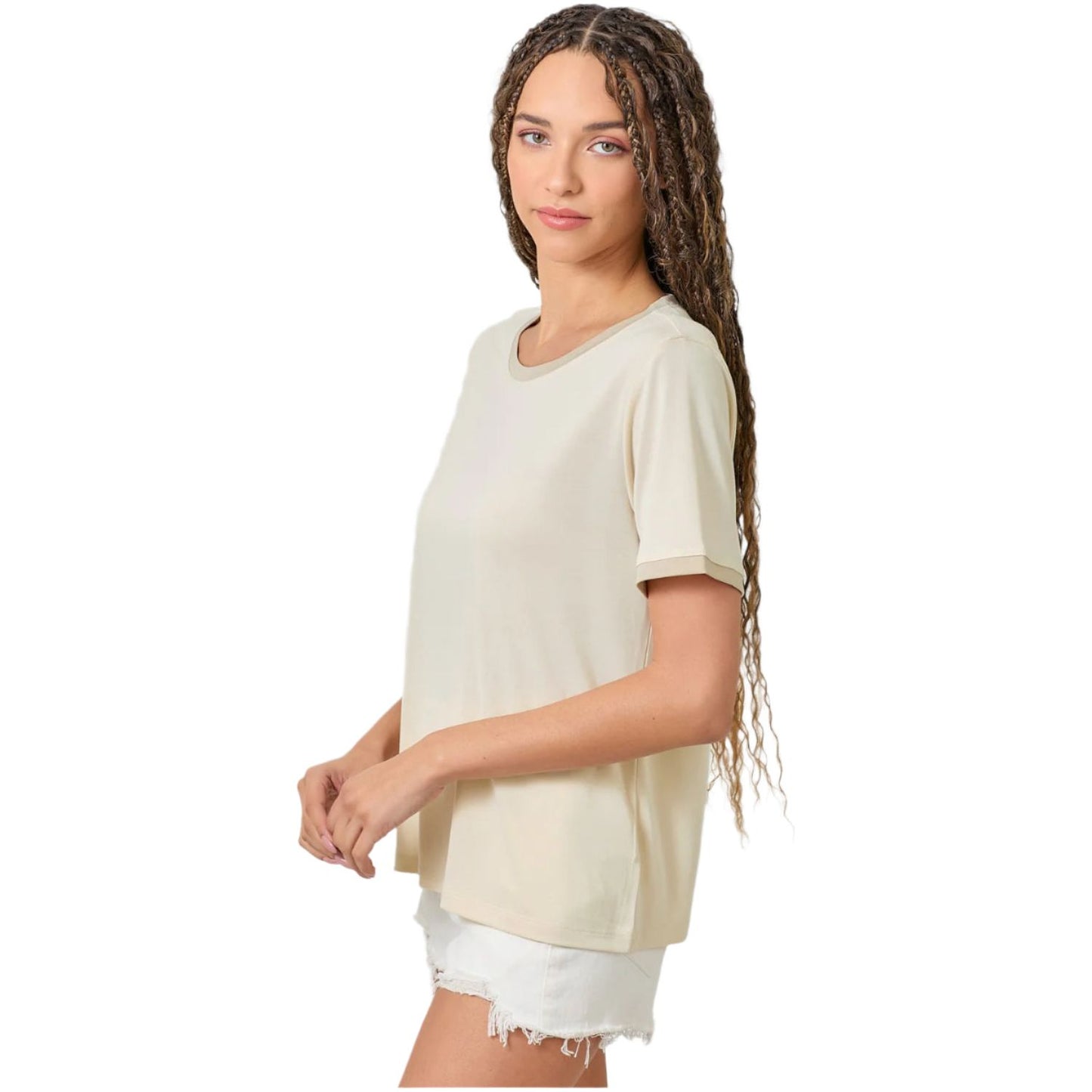 Women's Cupro Modal Essential Tee 61056-TOP