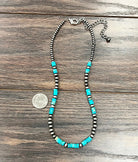 Isac Women's 18" Western 6mm Rondelle Gemstone Necklace 739212