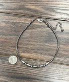 Women's Isac 15" Cylindrical Western Bead Necklace 