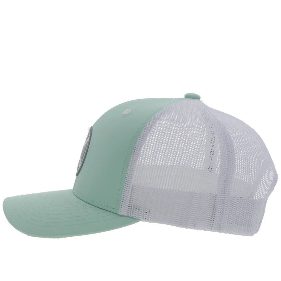 Women's Hooey "Primo" Mint and White Cap With Patch 2346T-MTWH - Crazy House Western Wear