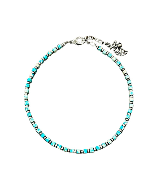 Women's Isac Handmade Square Gemstone Necklace