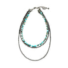 Women's Isac Trading Handmade Gemstone, Navajo Bead Necklace 739272 - Crazy House Western Wear