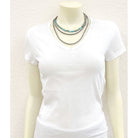 Women's Isac Trading Handmade Gemstone, Navajo Bead Necklace 739272 - Crazy House Western Wear