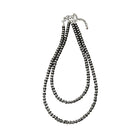 Women's Isac Handmade Rondelle Navajo Bead Necklace 