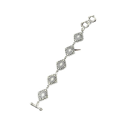 Women's Isac Brass Concho Adjustable Bracelet 