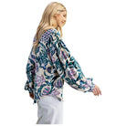 Women's Floral Print Button Down Shirt TG1866 - Crazy House Western Wear