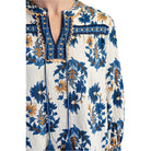 Women's Floral Fall Print 3/4 Length Sleeve Blouse TG1859 - Crazy House Western Wear