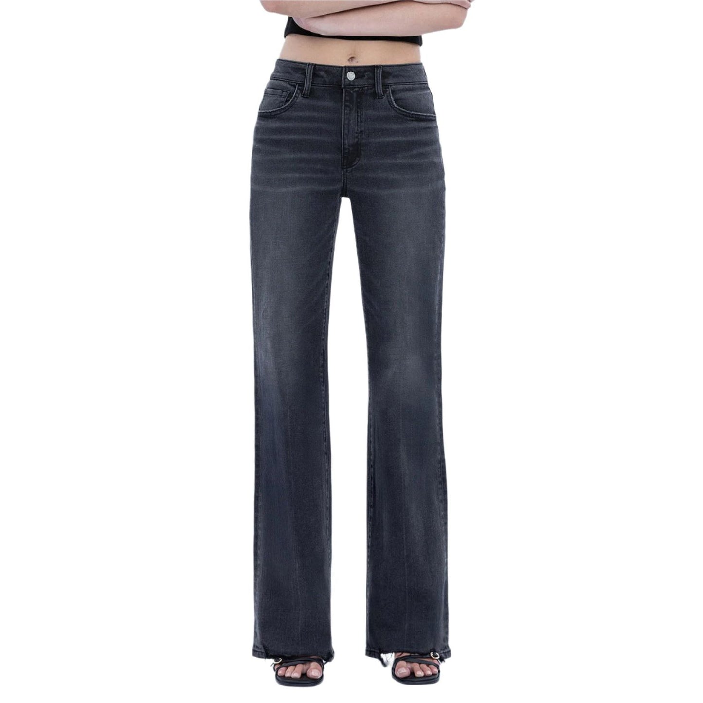 Women's Vervet High Rise Vintage Flare Jeans T6878BK