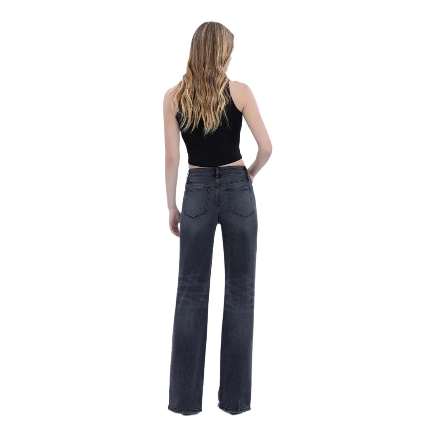 Women's Vervet High Rise Vintage Flare Jeans T6878BK