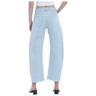 Women's Super High Rise Striped Barrel Leg Jeans V3680STR - Crazy House Western Wear