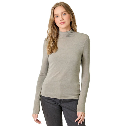 Women's Essential Mock Neck Top 61274