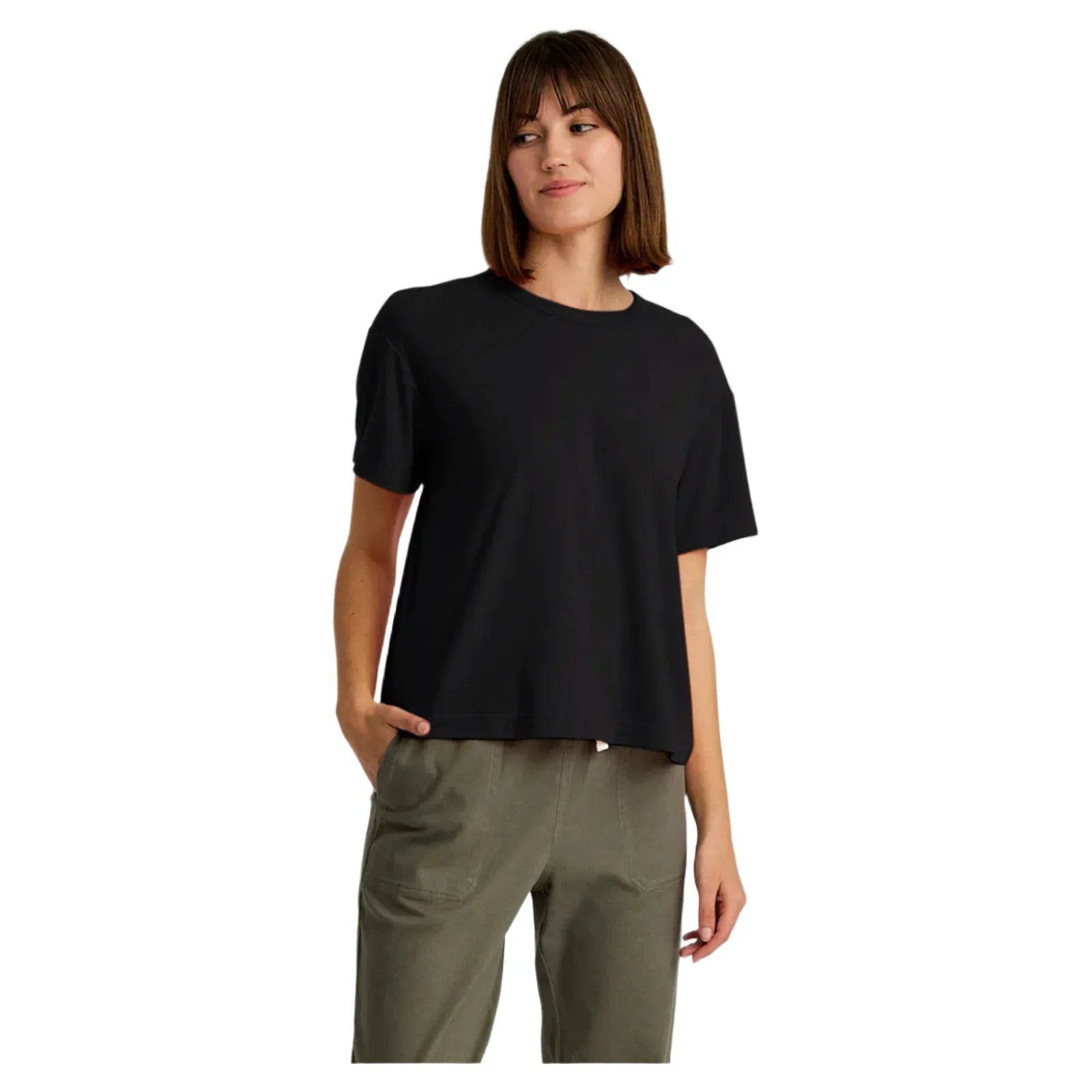 Women's Free Fly Elevate Lightweight Tee WELWT300 - Crazy House Western Wear