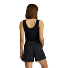 Women's Free Fly Black Ribbed Bamboo Tank Top WRIBT300