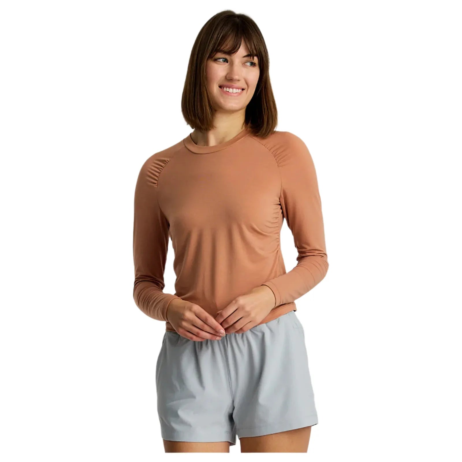 Women's Free Fly Elevate Lightweight Fitted Long Sleeve WELWLS631 - Crazy House Western Wear