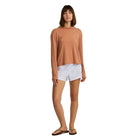 Women's Free Fly Sea Smoke Camo Cloud Gray Bamboo-Lined Active Breeze Short - 3" WLABS-3-721