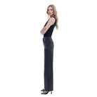 Women's Super High Rise Full Length Palazzo Twist Jeans F6186
