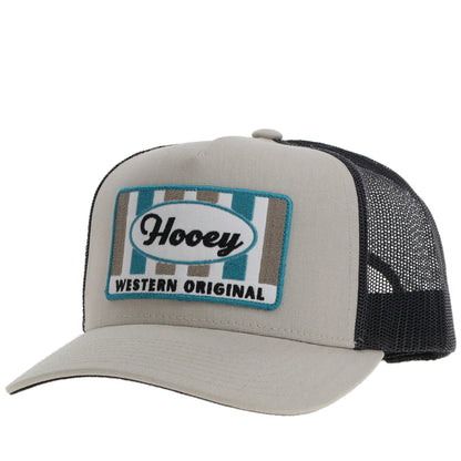 Men's Hooey "Sudan" Tan and Chacoal Cap with Patch 2411T-TNCH - Crazy House Western Wear