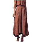 Women's Boho Maxi Skirt With Flowy Draped Design 0090-3919 - Crazy House Western Wear