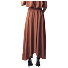 Women's Boho Maxi Skirt With Flowy Draped Design 0090-3919 - Crazy House Western Wear