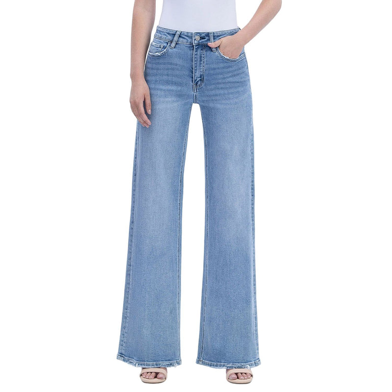Women's Vervet High Rise Full Length Wide Jeans V3651