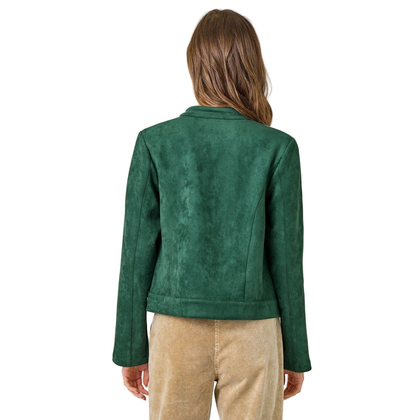 Women's Color Blocked Moto Jacket 60861