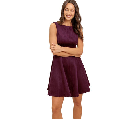 Women's Faux Suede Mini Dress ID22680