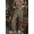 Women's Bayou Dark Woodland Camo Fleece Sweatpants PJ31370-BAYOU