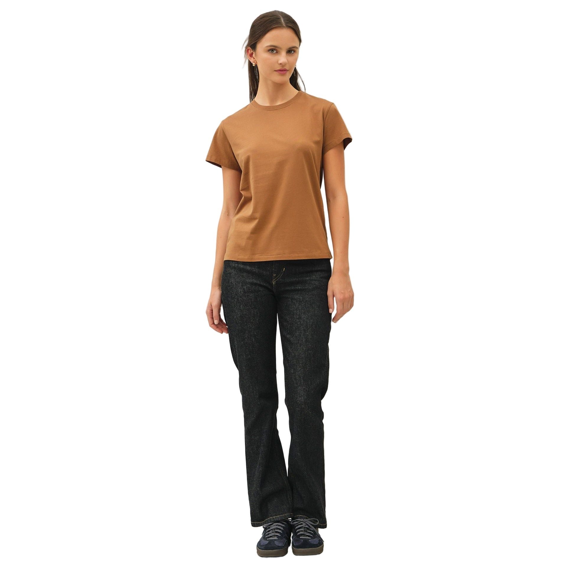 Women's Cotton Jersey Crewneck T-shirts