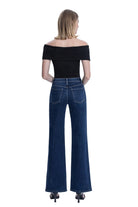 Vervet Women's High Rise Dark Wash Vintage Flare Jeans 