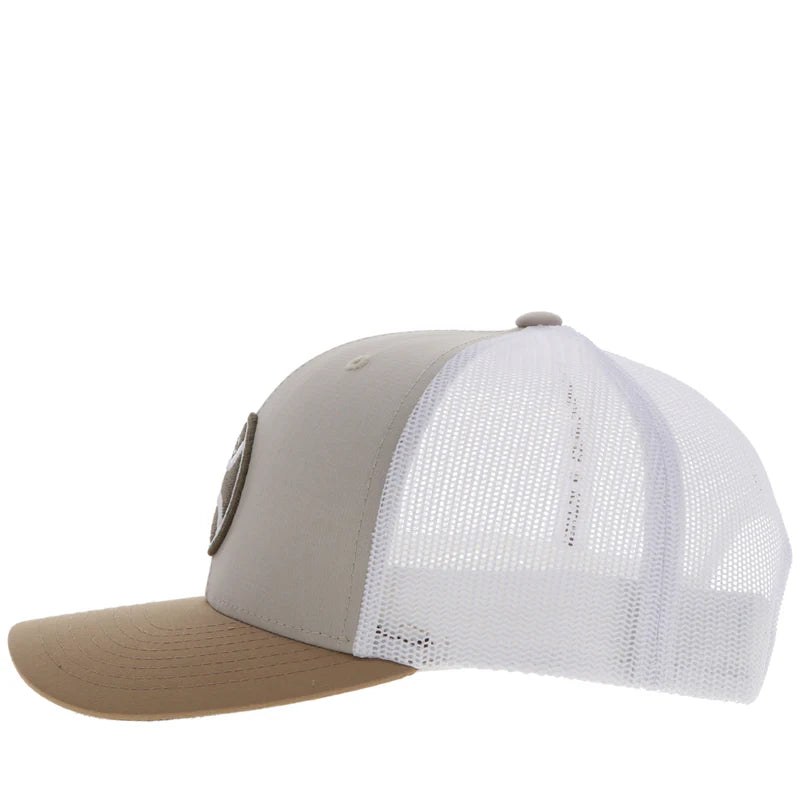 Men's Hooey "Primo" Cream and White Cap 2446T-CRWH