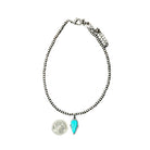 Women's Isac Handmade Navajo Arrowhead Turquoise Necklace 