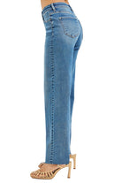 Women's Risen High Rise Wide Leg Jeans PW21600