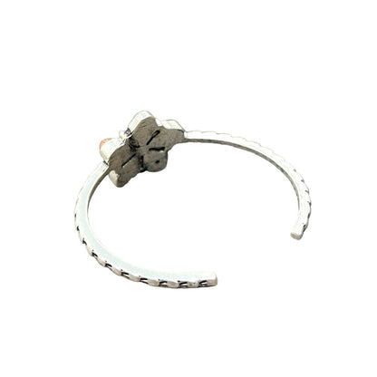 Women's Isac Navajo Gemstone "C" Cuff Bracelet 