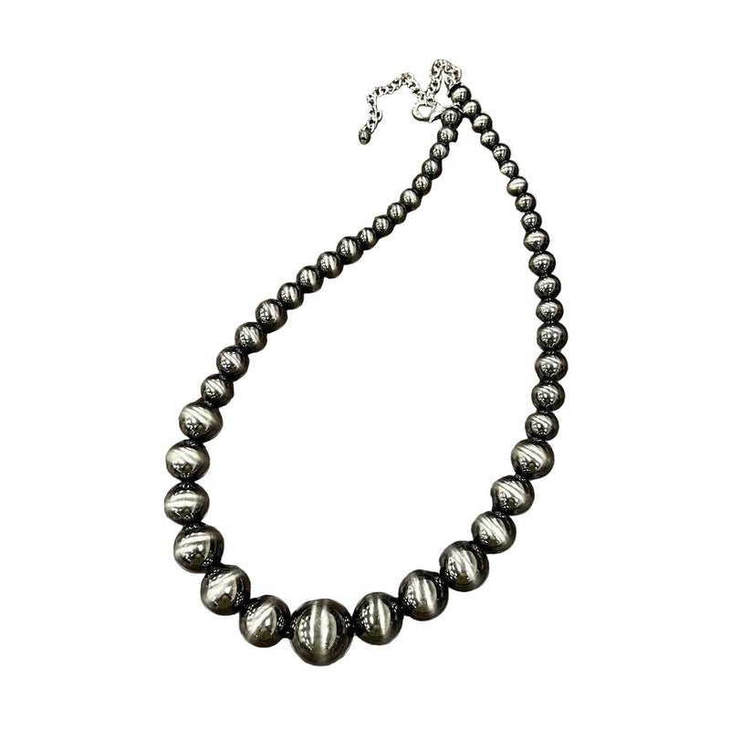 Women's Isac Handmade Very-big Graduated Polish Navajo Necklace