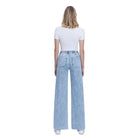 Women's Flying Monkey High Rise Drawstring Waistband Wide Leg Jeans F6065