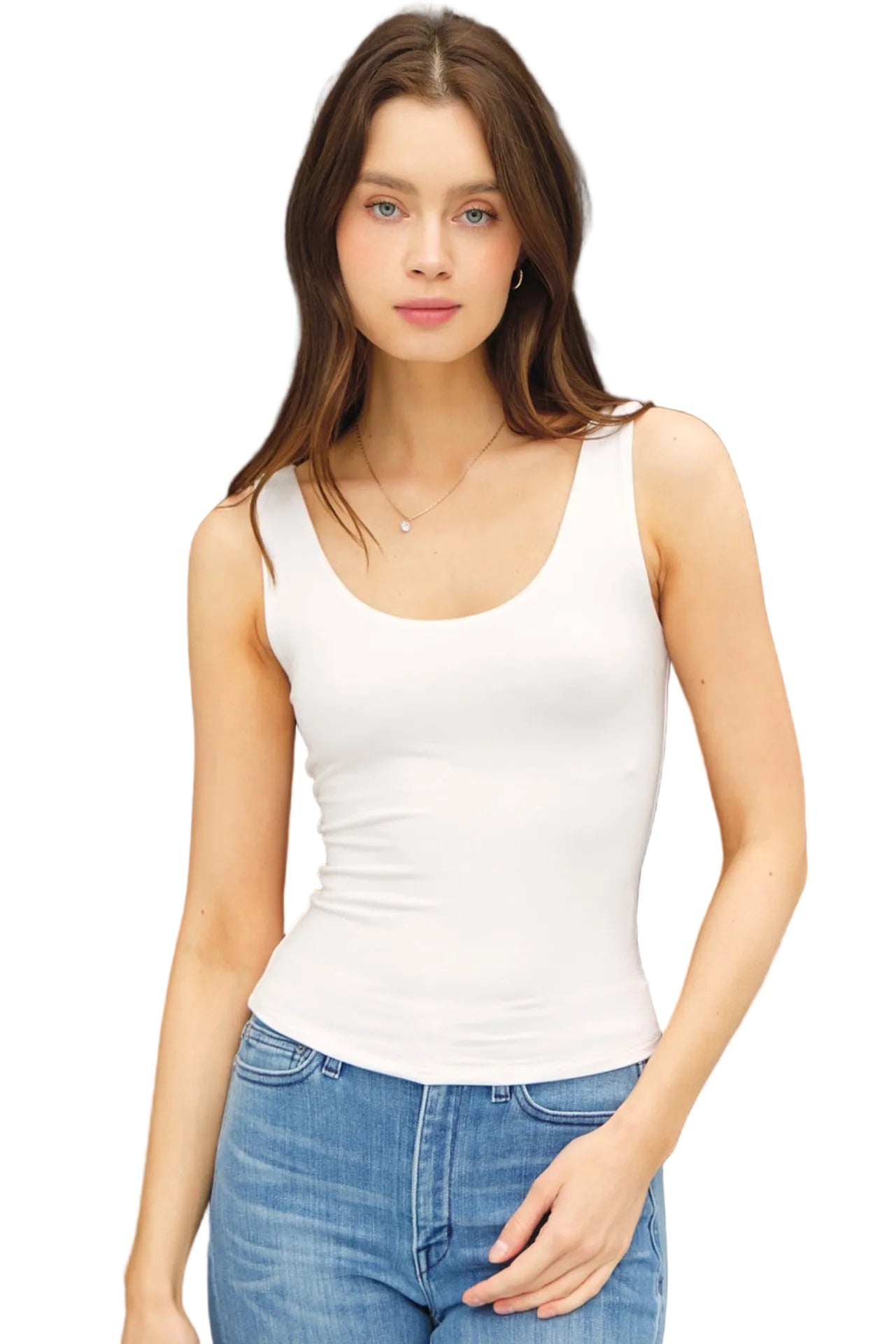 Women's Be Cool Basic Scoop Neck Tank Top 