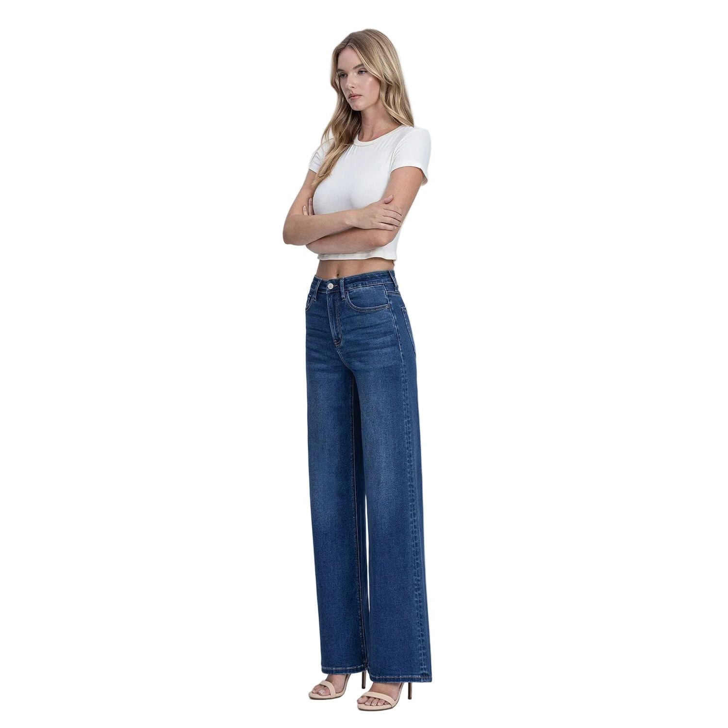 Women's Vervet Super High Rise Super Soft Wide Leg Jeans V3803