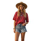 Women's Oversized Polka Dot Sweater Top SNS2253