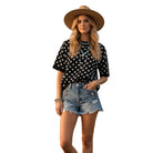 Women's Oversized Polka Dot Sweater Top SNS2253