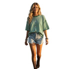 Women's Striped Oversized Knit Top SNS2243