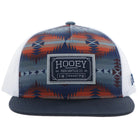 Men's Hooey "Doc" Hat Navy/White Aztec with Rectangle Patch 2502T-NVWH
