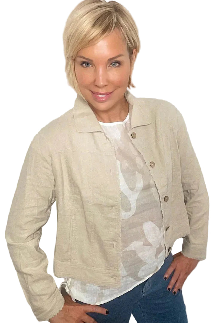 Women's Ethyl Tan Style Safari Jacket 25064TAN